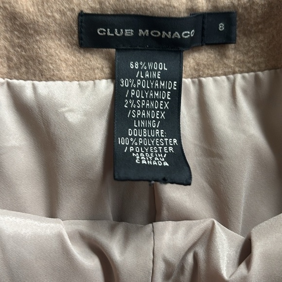 CLUB MONACO Wool Pants Size - Picture 3 of 3